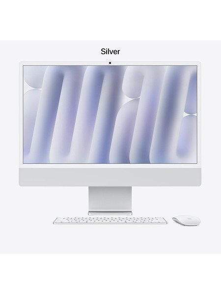 iMac 24" M4 16GB/256GB 10CPU/10GPU Silver (MWUU3) APPLE, фото